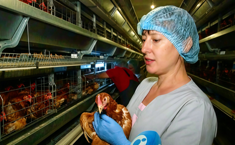 Proyek Peternakan Ayam Petelur dalam Kandang Rusia