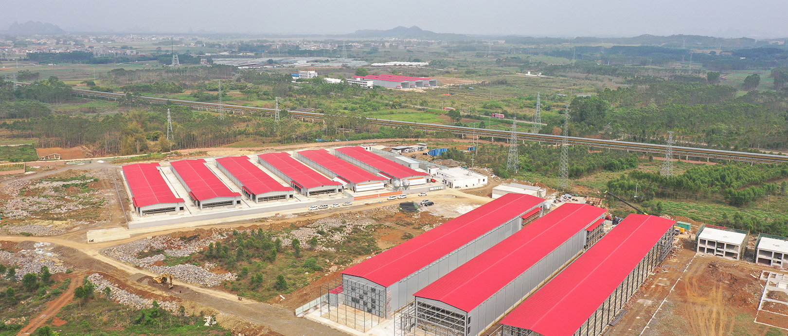 Proyek peternakan lapisan rantai industri penuh Guigang Tongfa 3,6 juta burung