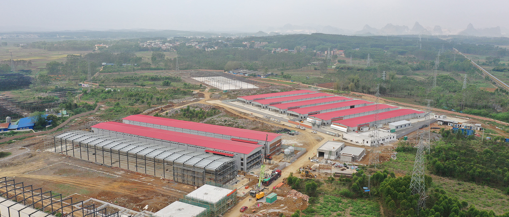 Proyek peternakan lapisan rantai industri penuh Guigang Tongfa 3,6 juta burung